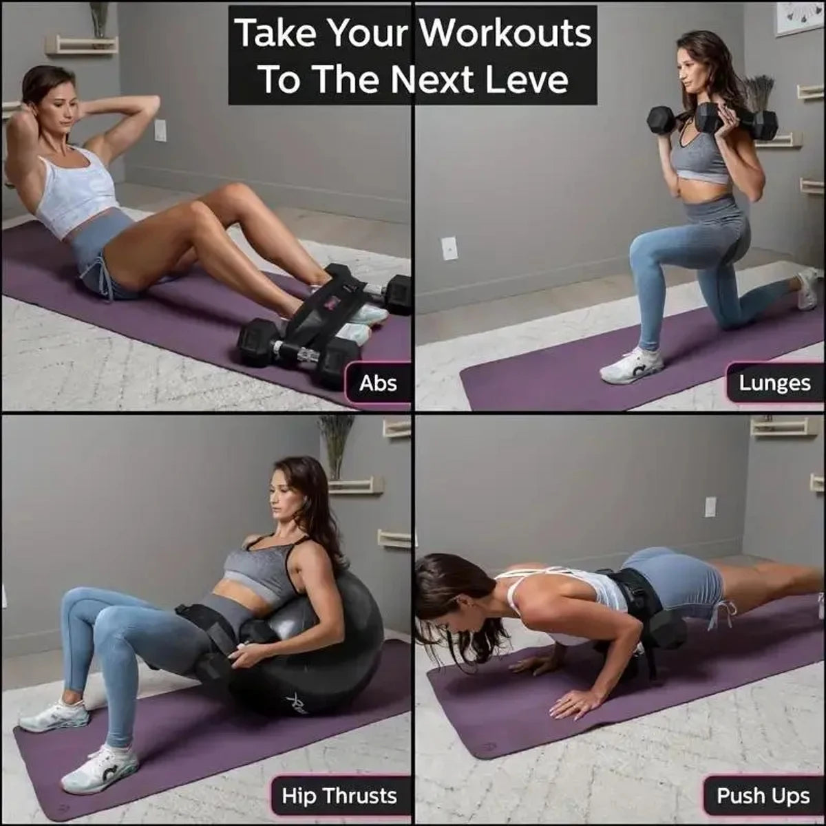 Home Gym Weighted Belt – Body Shaping Fitness Accessory