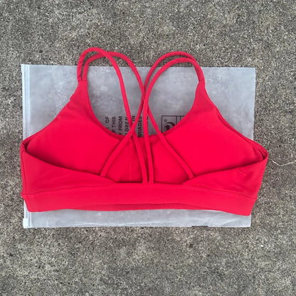 Women’s Padded Sports Bra – High Support Yoga & Gym Top