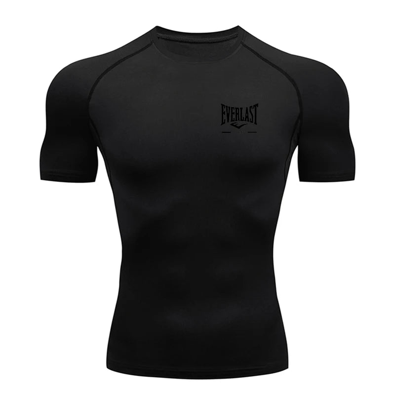 Men’s Workout T-Shirt – Compression Sportswear Training Top