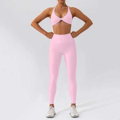 Women’s Sports Tracksuit – Quick-Dry Yoga Set 2PCS