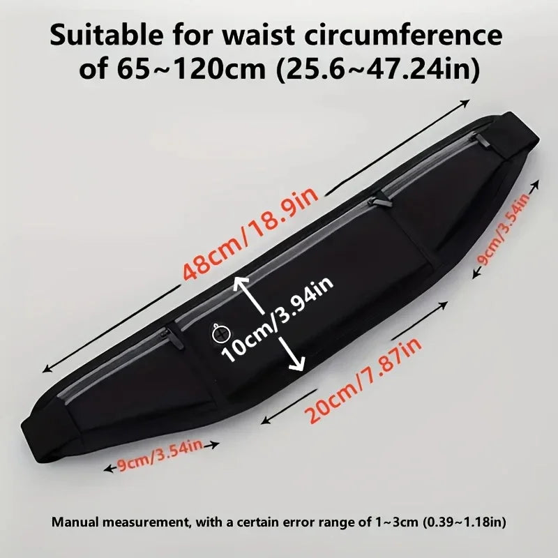 Cycling & Running Waist Pack – Slim Waterproof Storage Bag