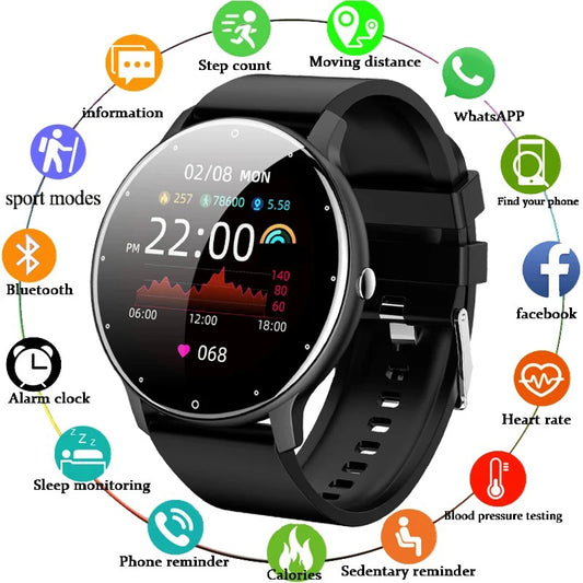 LIGE 2026 Smart Watch – Waterproof Fitness & Heart Rate Tracker