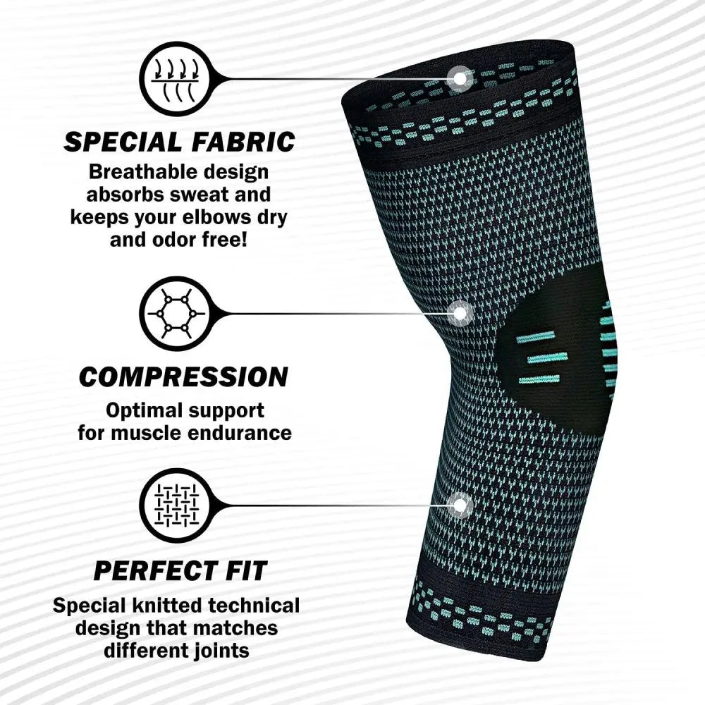 Elastic Arm Elbow Brace – Pain Relief & Support Sleeve