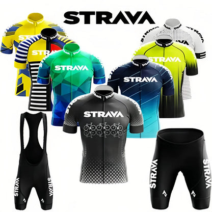 Men’s Road Bike Sportswear Set – Cycling Jersey & Shorts