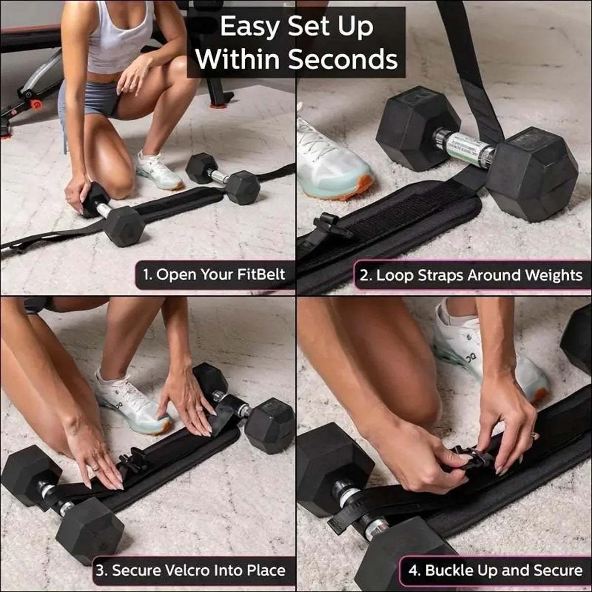 Home Gym Weighted Belt – Body Shaping Fitness Accessory