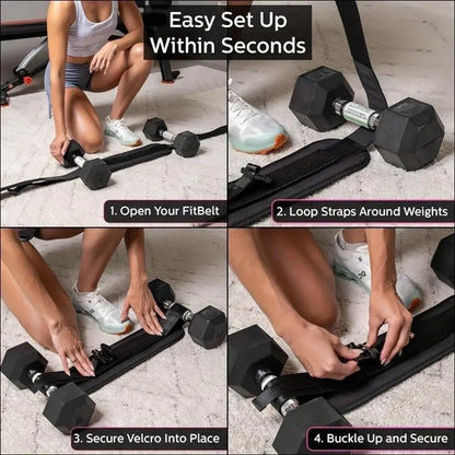 Home Gym Weighted Belt – Body Shaping Fitness Accessory