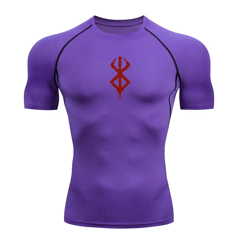 Men’s Quick-Dry Compression Shirt – Gym & Running Fitness Tee