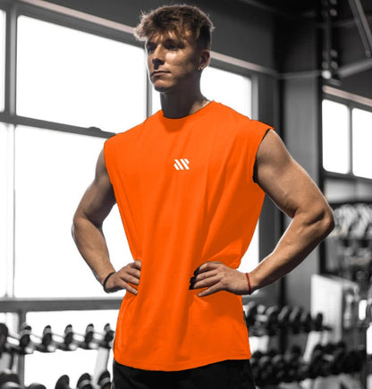 Men’s Sleeveless Gym Vest – Quick-Dry Fitness Training Shirt