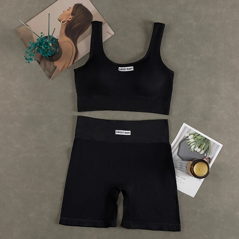 Women’s Yoga Bra & High Waist Leggings Set