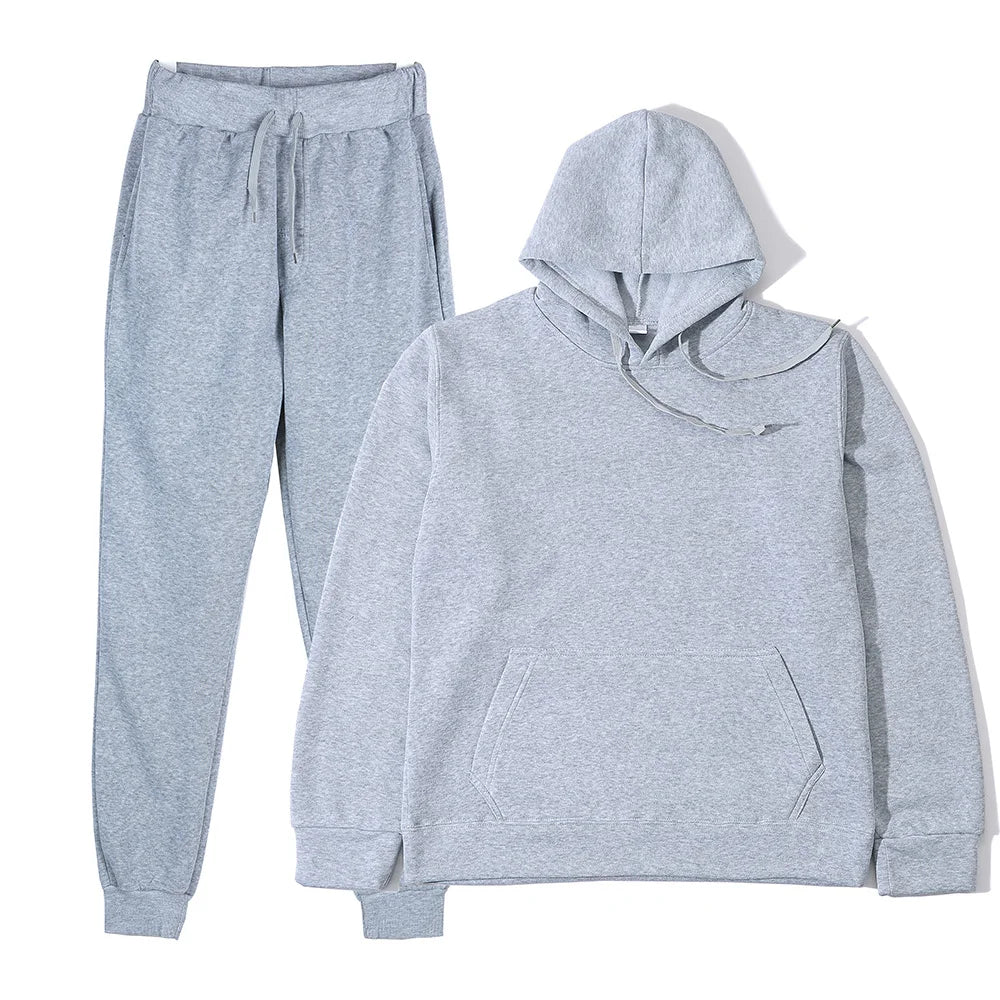 Unisex Hoodie & Sweatpants Sports Set