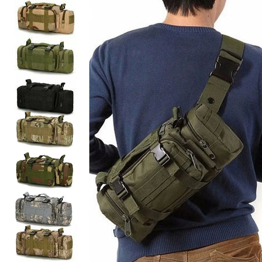 Hiking & Hunting Chest Bag – Multi-Pocket Waist Pack
