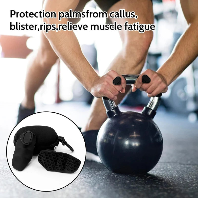 Weightlifting Palm Grip Pads – Silicone Anti-Slip Protection