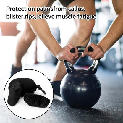 Weightlifting Palm Grip Pads – Silicone Anti-Slip Protection
