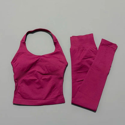Breathable Yoga Tracksuit Set for Women (2PC)