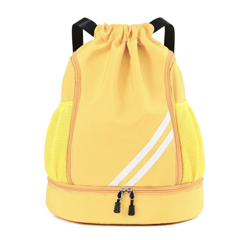 Drawstring Sports Backpack – Gym & Football Carry Bag