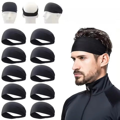Elastic Gym Head Band – Running & Workout Sweat Absorption UNISEX