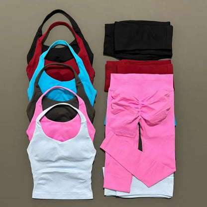 Breathable Yoga Tracksuit Set for Women (2PC)