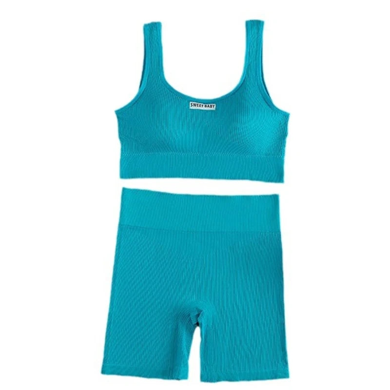 Women’s Yoga Bra & High Waist Leggings Set