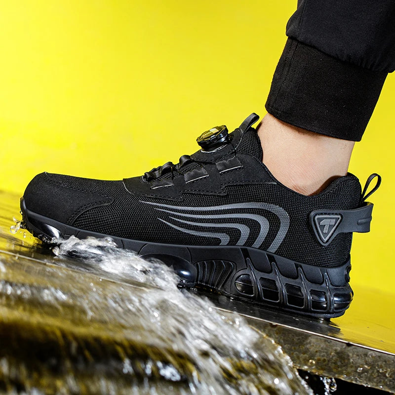 Fashion Work Safety Shoes – Durable Protective Sports Sneakers