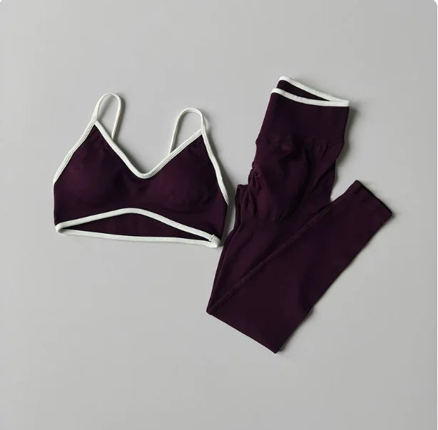 Women’s Seamless Workout Set – Bra & Leggings (2PC)