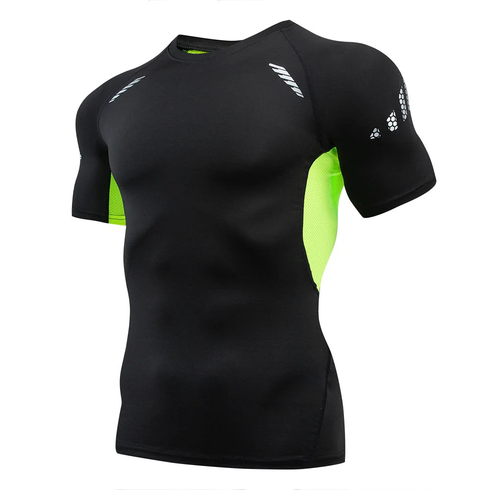 Athletic Running Compression Top – Men’s Sport Workout Shirt