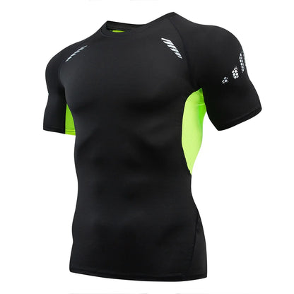 Athletic Running Compression Top – Men’s Sport Workout Shirt