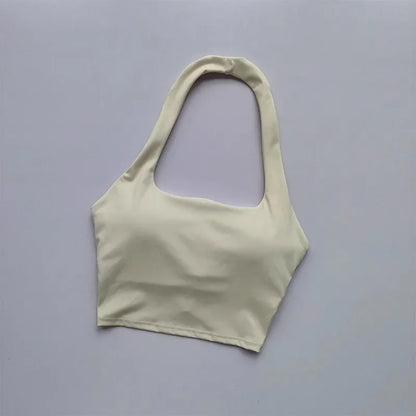 Women’s Fitness Sports Bra – Backless Yoga & Gym Crop Top