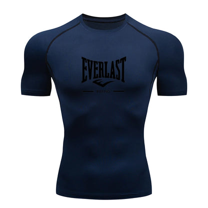Men’s Workout T-Shirt – Compression Sportswear Training Top