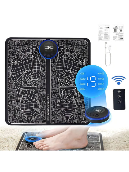 Portable EMS Foot Massage Pad – Home Relaxation Therapy Tool