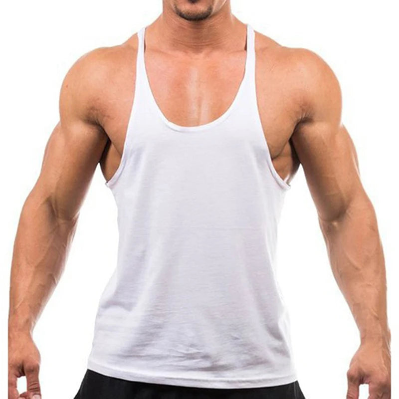 Men’s Gym Tank Top – Bodybuilding Sleeveless Training Singlet