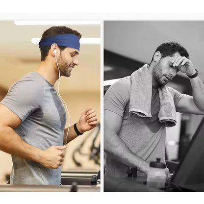 Elastic Gym Head Band – Running & Workout Sweat Absorption UNISEX
