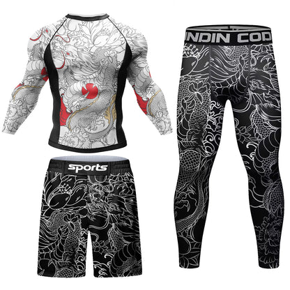 Men’s MMA Sportsuit – Rashguard & Compression Pants