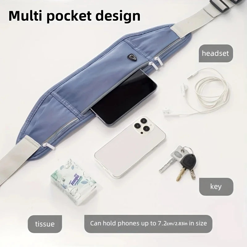 Cycling & Running Waist Pack – Slim Waterproof Storage Bag