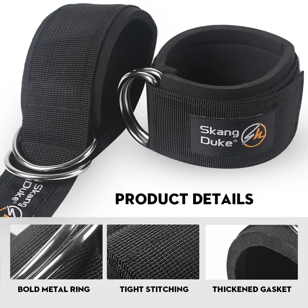 ComfortFit Gym Ankle Straps – Cable Machine Support