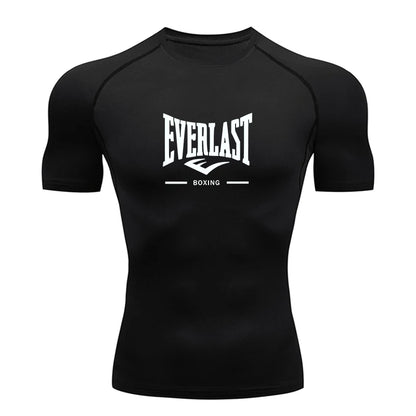Men’s Workout T-Shirt – Compression Sportswear Training Top