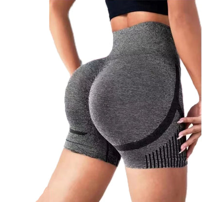 Fitness Yoga Shorts – Women’s High Waist Running Sports Shorts