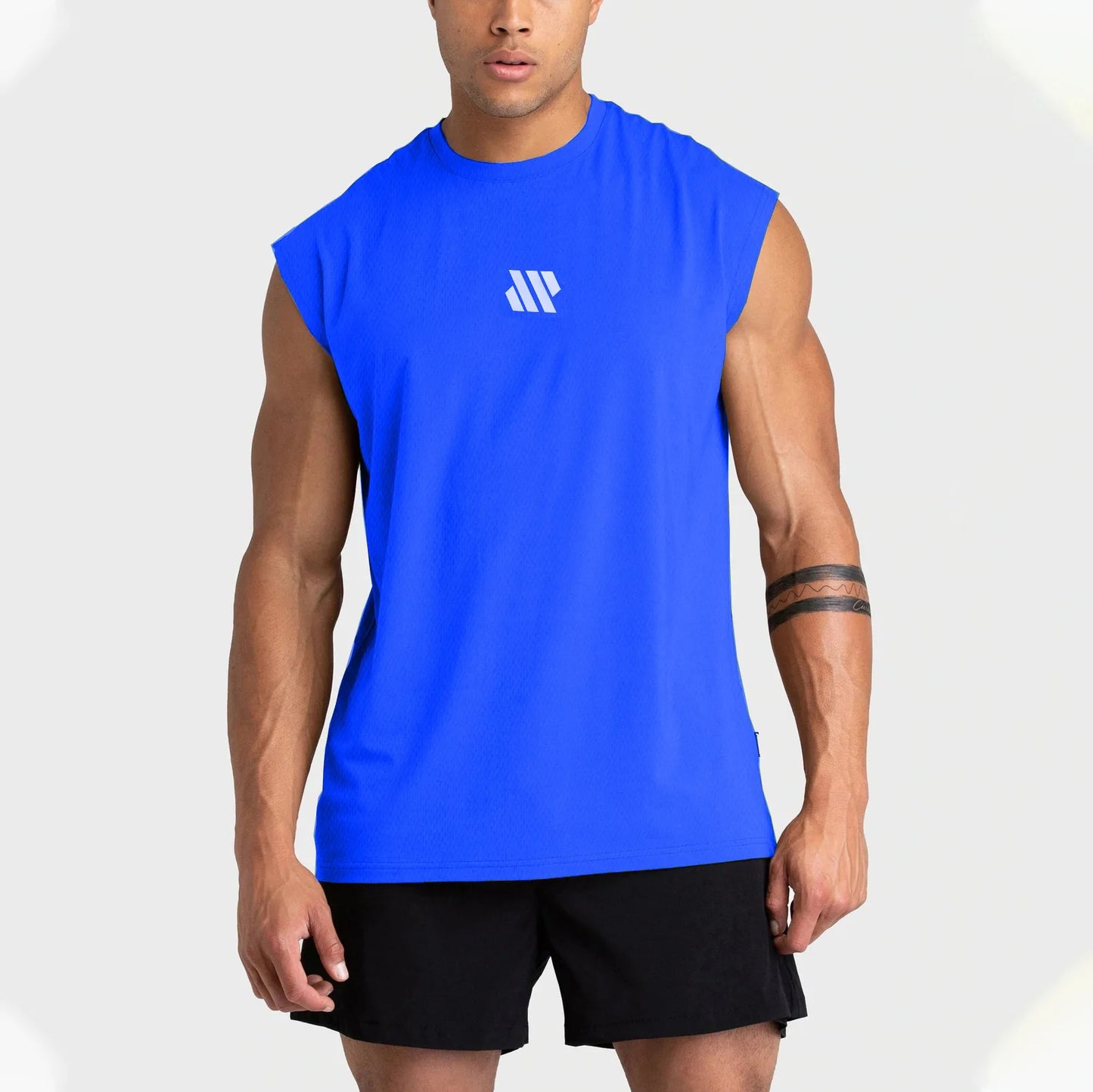 Men’s Sleeveless Gym Vest – Quick-Dry Fitness Training Shirt