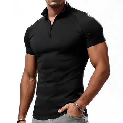 Slim Fit Compression T-Shirt – Men’s Workout Gym Top
