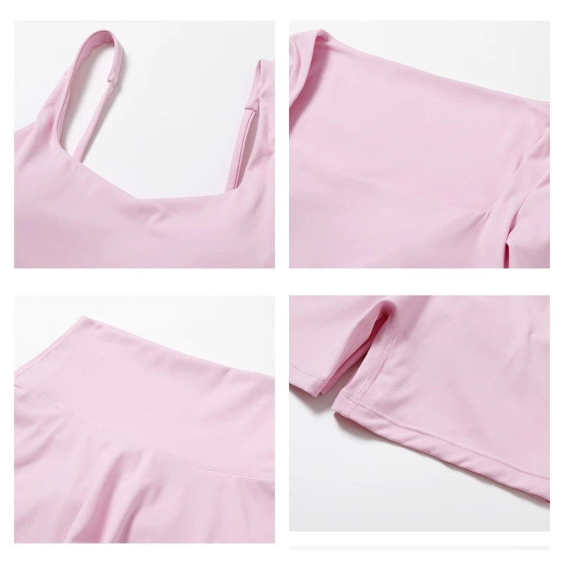 Women’s Sports Tracksuit – Quick-Dry Yoga Set 2PCS