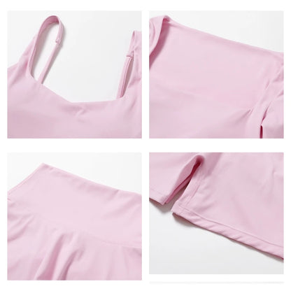 Women’s Sports Tracksuit – Quick-Dry Yoga Set 2PCS