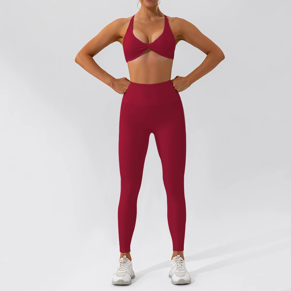 Women’s Sports Tracksuit – Quick-Dry Yoga Set 2PCS