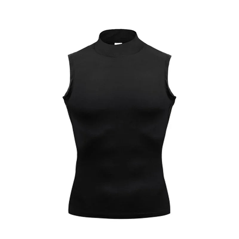 Men’s Sleeveless Compression Vest – Quick-Dry Gym Training Tank