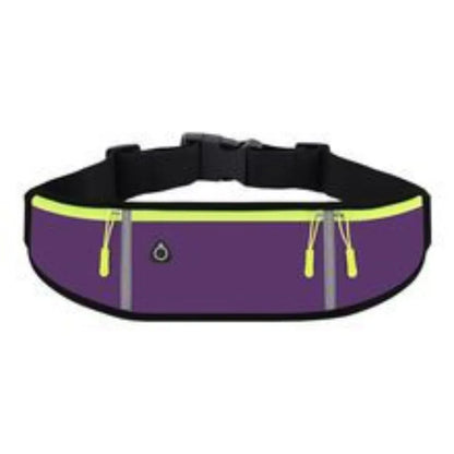 Lightweight Running Waist Pack – Triple Pocket Waterproof Bag