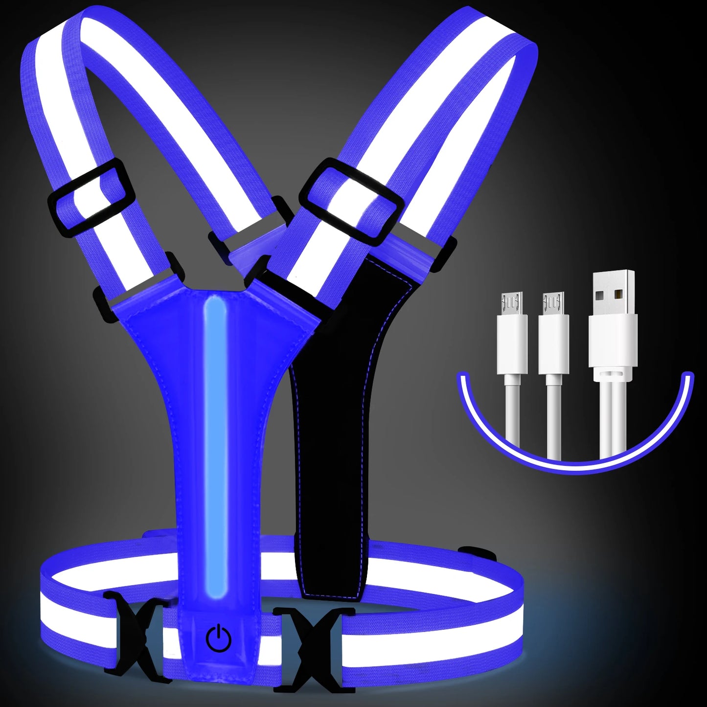 High-Visibility Reflective Vest – Night Walking & Cycling Safety