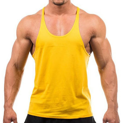 Men’s Gym Tank Top – Bodybuilding Sleeveless Training Singlet