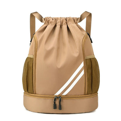Drawstring Sports Backpack – Gym & Football Carry Bag