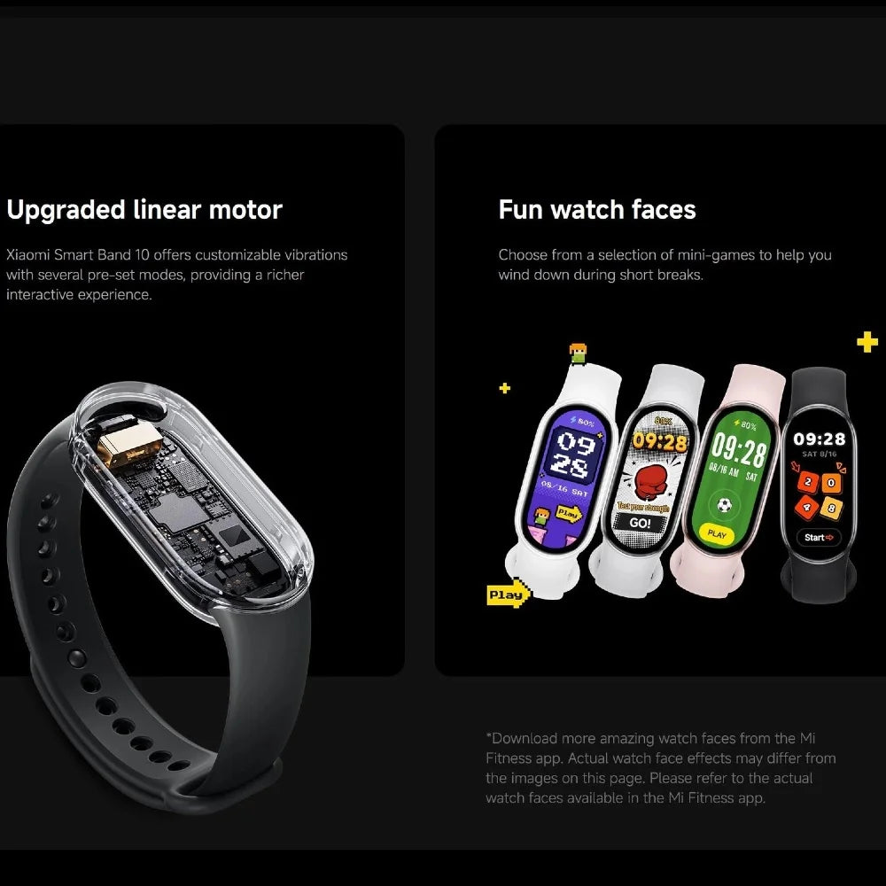Xiaomi Smart Band 10 – AMOLED Fitness & Health Tracker