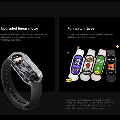 Xiaomi Smart Band 10 – AMOLED Fitness & Health Tracker