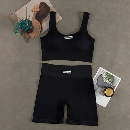 Women’s Yoga Bra & High Waist Leggings Set