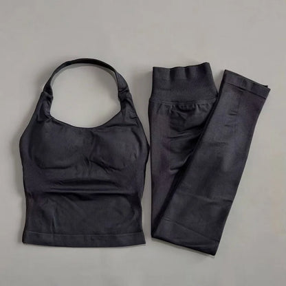 Breathable Yoga Tracksuit Set for Women (2PC)